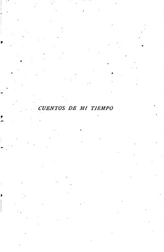 Cuentos de mi tiempo