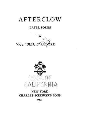 Later Poems