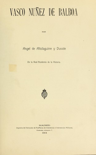 Vasco Nuñez de Balboa