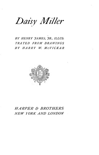 Daisy Miller: A Study