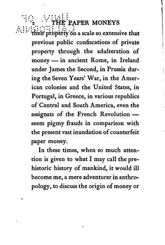 The Paper Moneys of Europe: Their Moral and Economic Significance