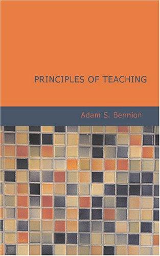 Principles of Teaching