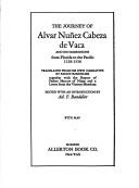 Journey of Alvar Núñez Cabeza de Vaca