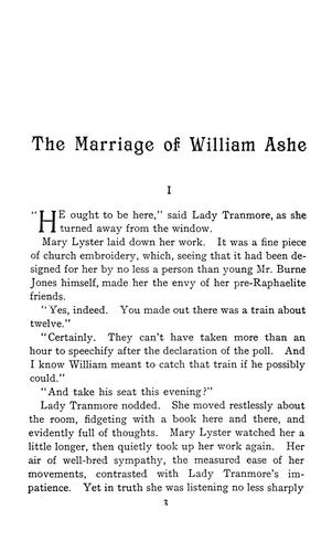 The Marriage of William Ashe