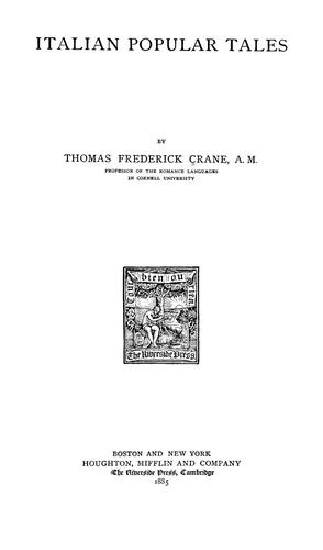 Italian Popular Tales