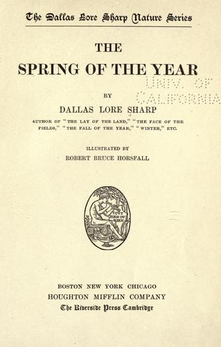 The Spring of the Year