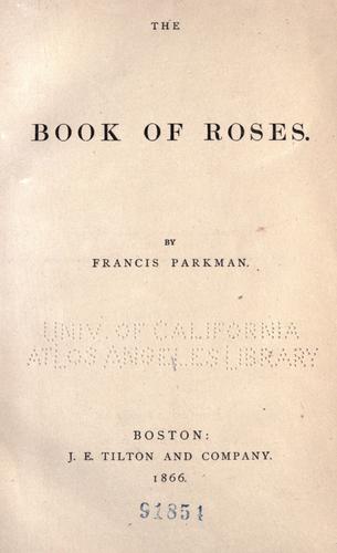 The Book of Roses