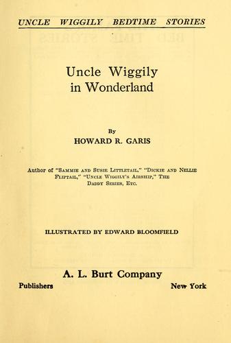 Uncle Wiggily in Wonderland