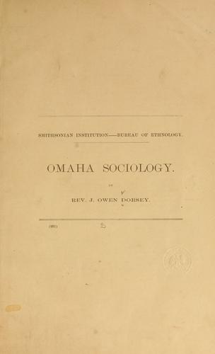 Omaha sociology (1884 N 03 / 1881-1882 (pages 205-370))