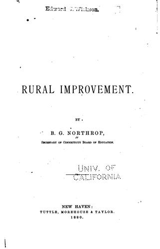 Rural Improvement