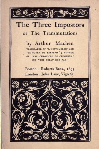 The Three Impostors; or, The Transmutations