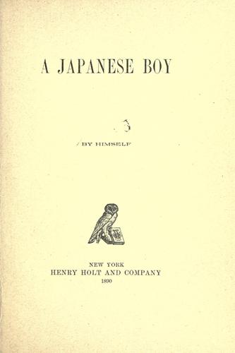 A Japanese Boy