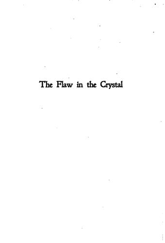 Flaw in the Crystal