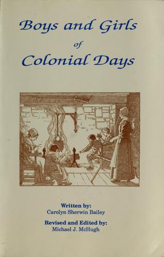 Boys and Girls of Colonial Days