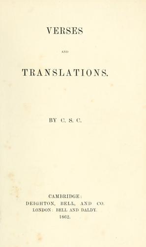 Verses and Translations