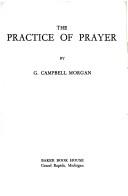 Practice of Prayer