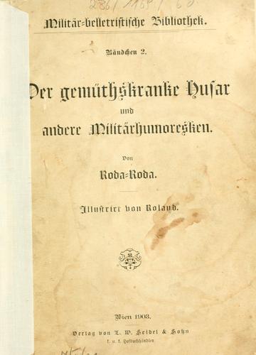 gemüthskranke Husar und andere Militärhumoresken