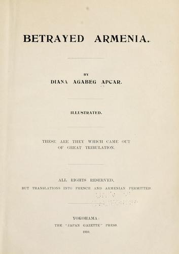 Betrayed Armenia