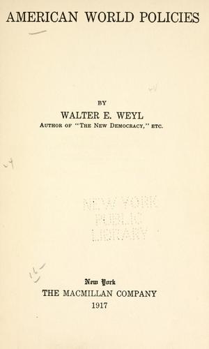 American World Policies