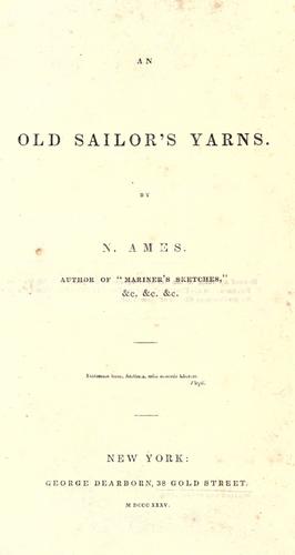 An Old Sailor's Yarns