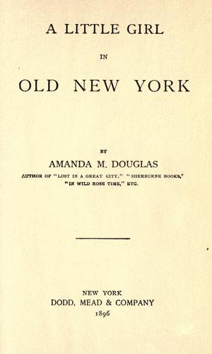 A Little Girl in Old New York