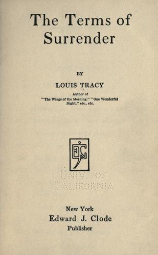 The Terms of Surrender