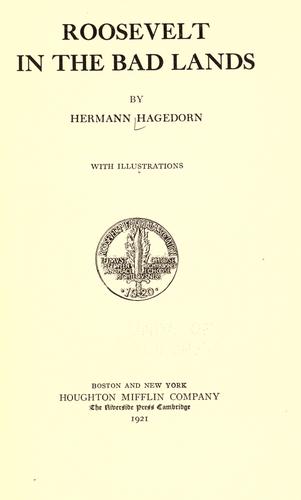 Roosevelt in the Bad Lands