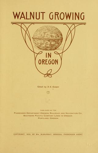 Walnut Growing in Oregon