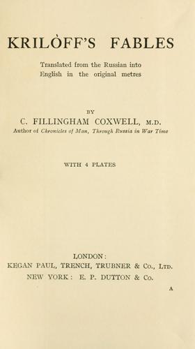 Kriloff's Fables