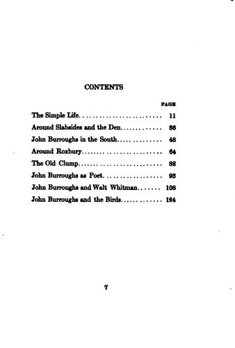 Rambles with John Burroughs