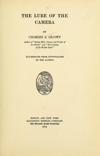 The Lure of the Camera