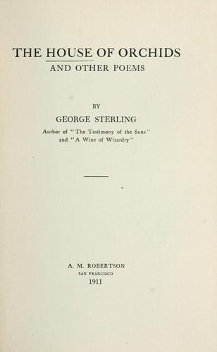 House of Orchids and Other Poems