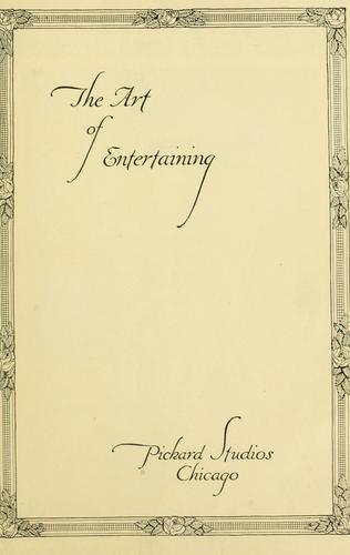 The Art of Entertaining