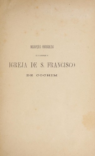 Inscripções portuguezas