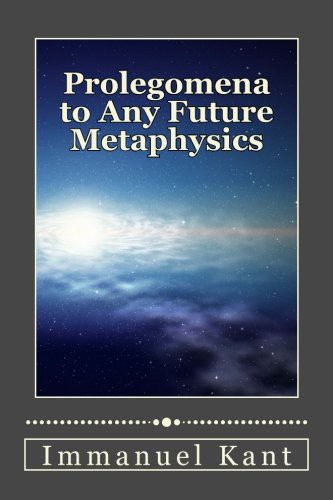 Prolegomena to Any Future Metaphysics