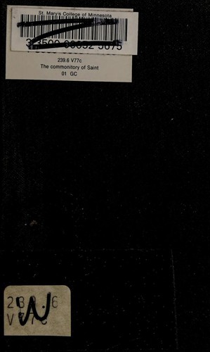 Commonitory of Saint Vincent Lerins