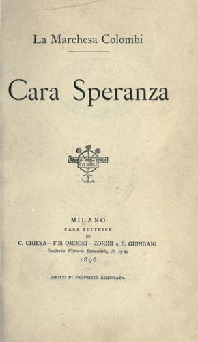 Cara Speranza