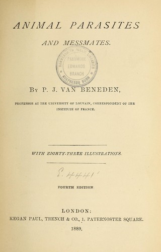 Animal Parasites and Messmates