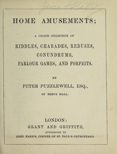 Home Amusements