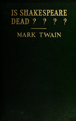 Is Shakespeare Dead?