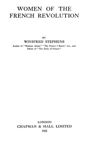 Women of the French Revolution