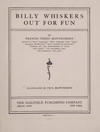 Billy Whiskers Out for Fun