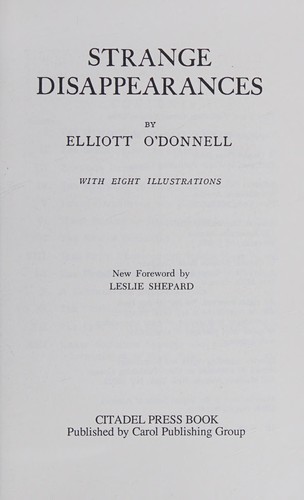 Strange Disappearance (Version 2)