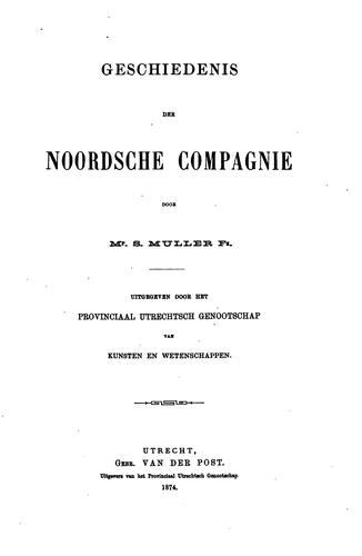 Geschiedenis der Noordsche Compagnie