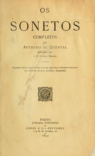 Sonetos Completos