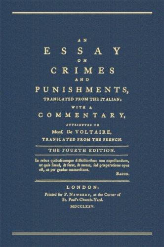 Essay on Crimes and Punishments