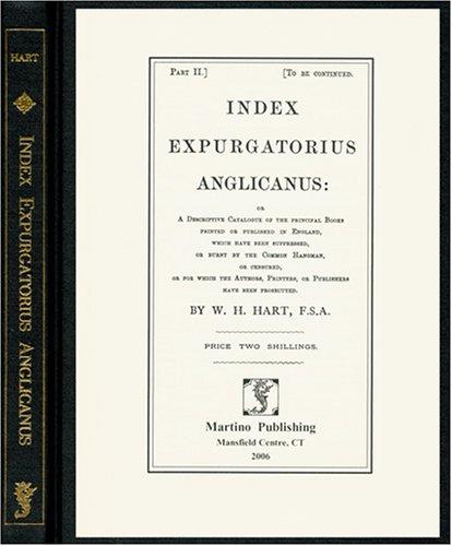 Index Expurgatorius Anglicanus