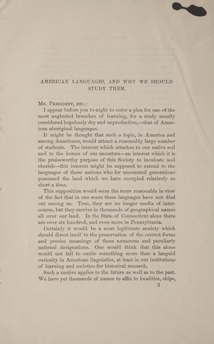 American Languages, and Why We Should Study Them