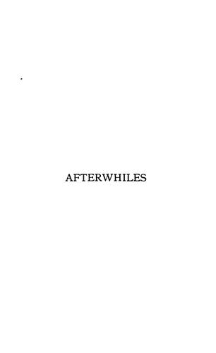 Afterwhiles