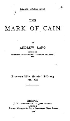 The Mark Of Cain